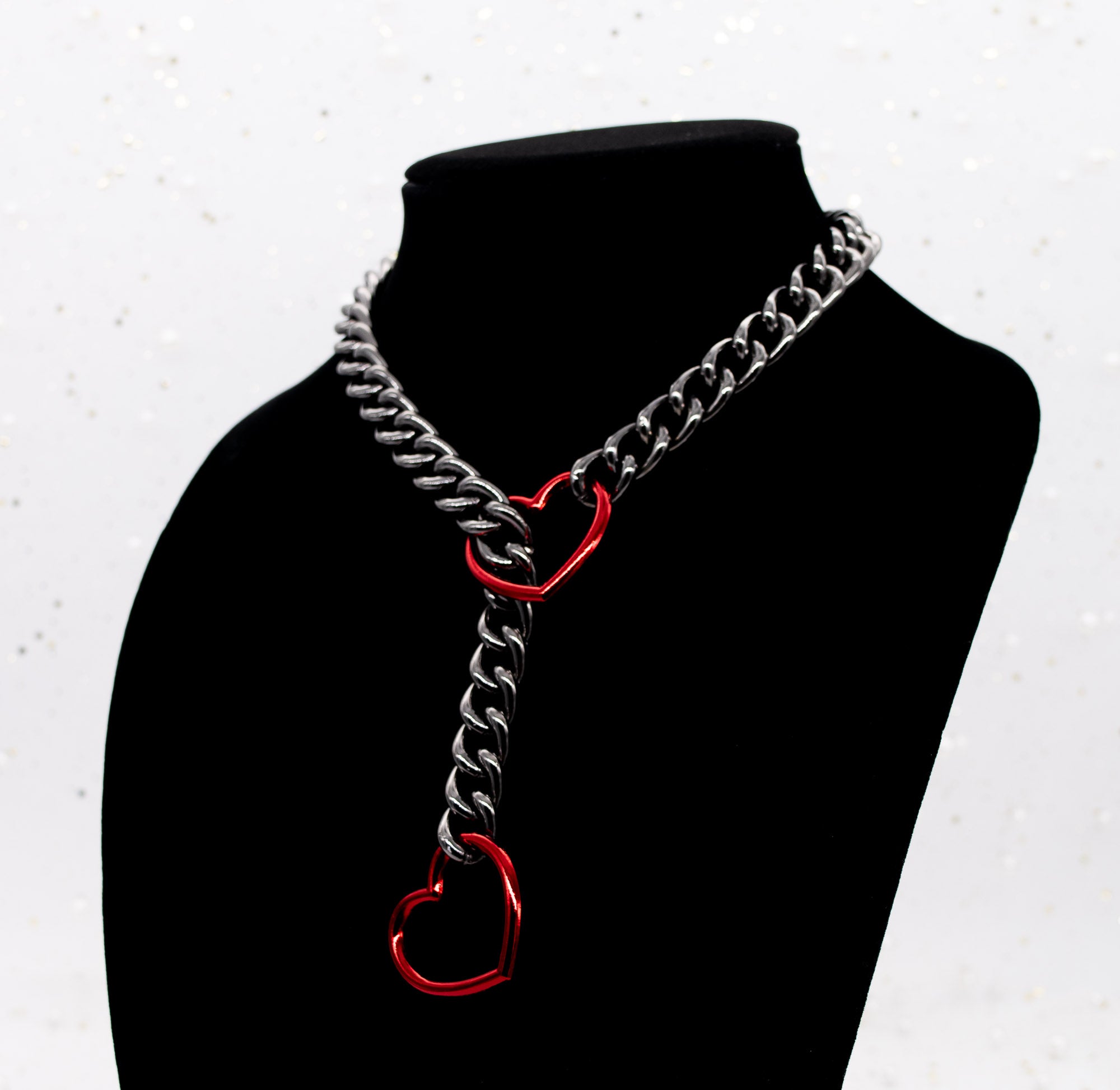 Slip chain fashion collar