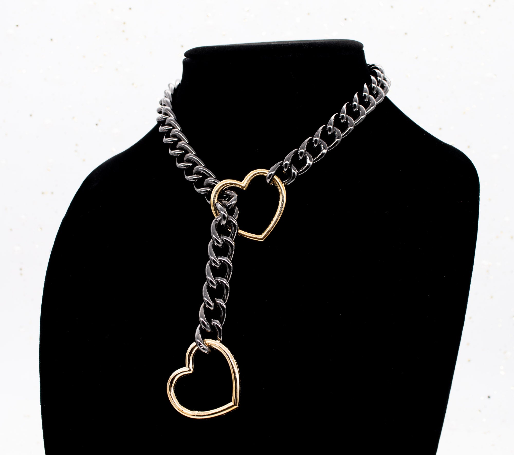 Slip chain fashion collar