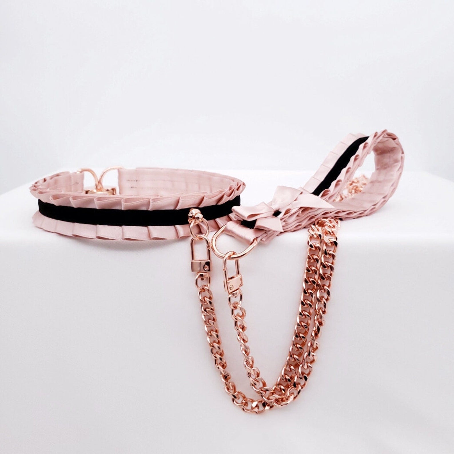 Straps - Love, Black/Rose Gold 2 (gunmetal hardware)