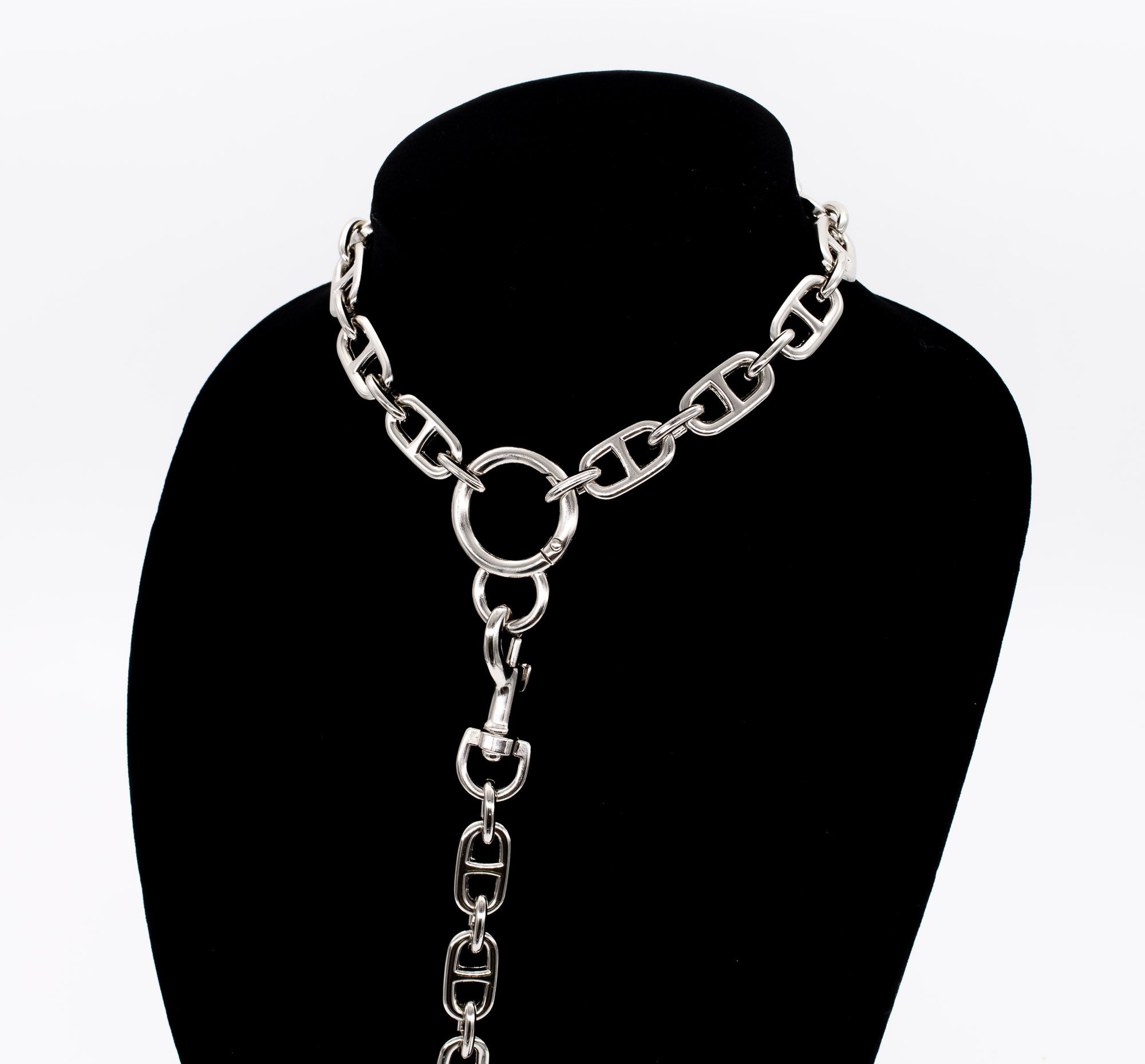 Chunky Chain Collar in Silver