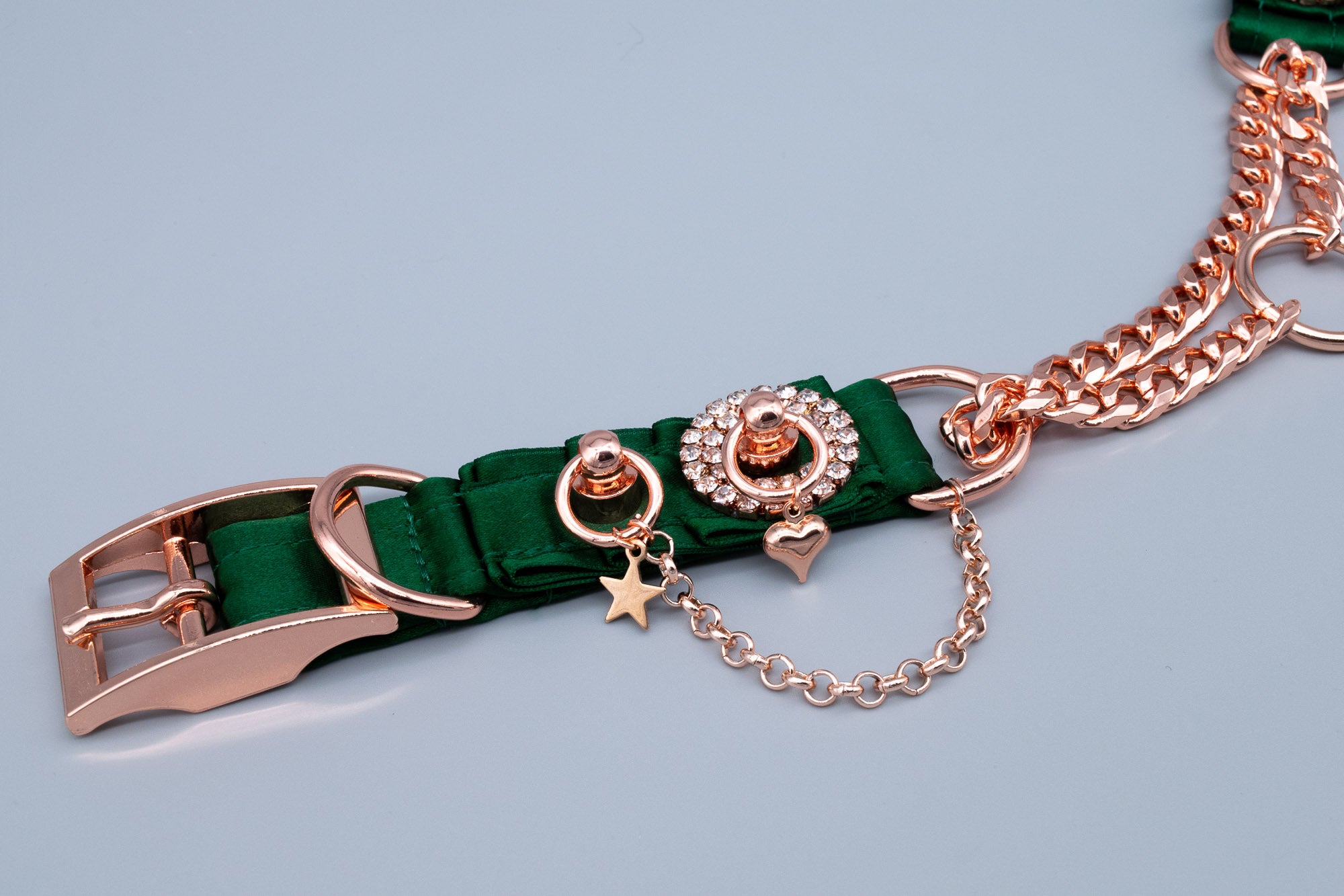 Hunter Green Luxury Martingale Collar