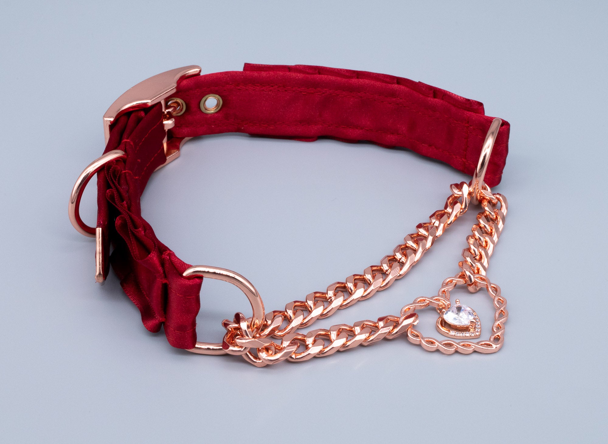 Design Your Own Chained Heart Martingale Collar