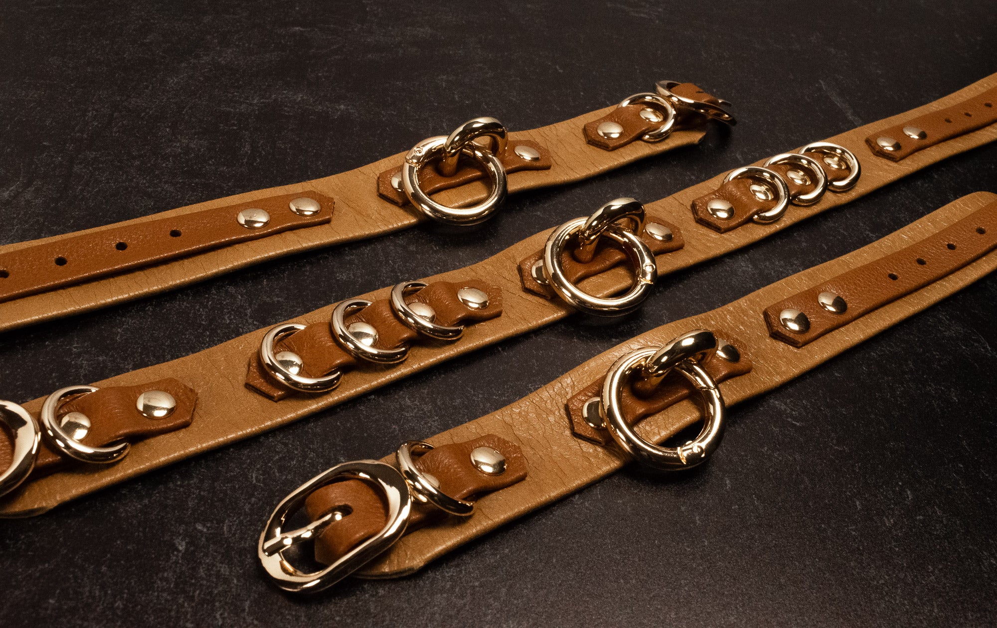 12" - 15" Sandswept Leather Collar _ LIMITED _