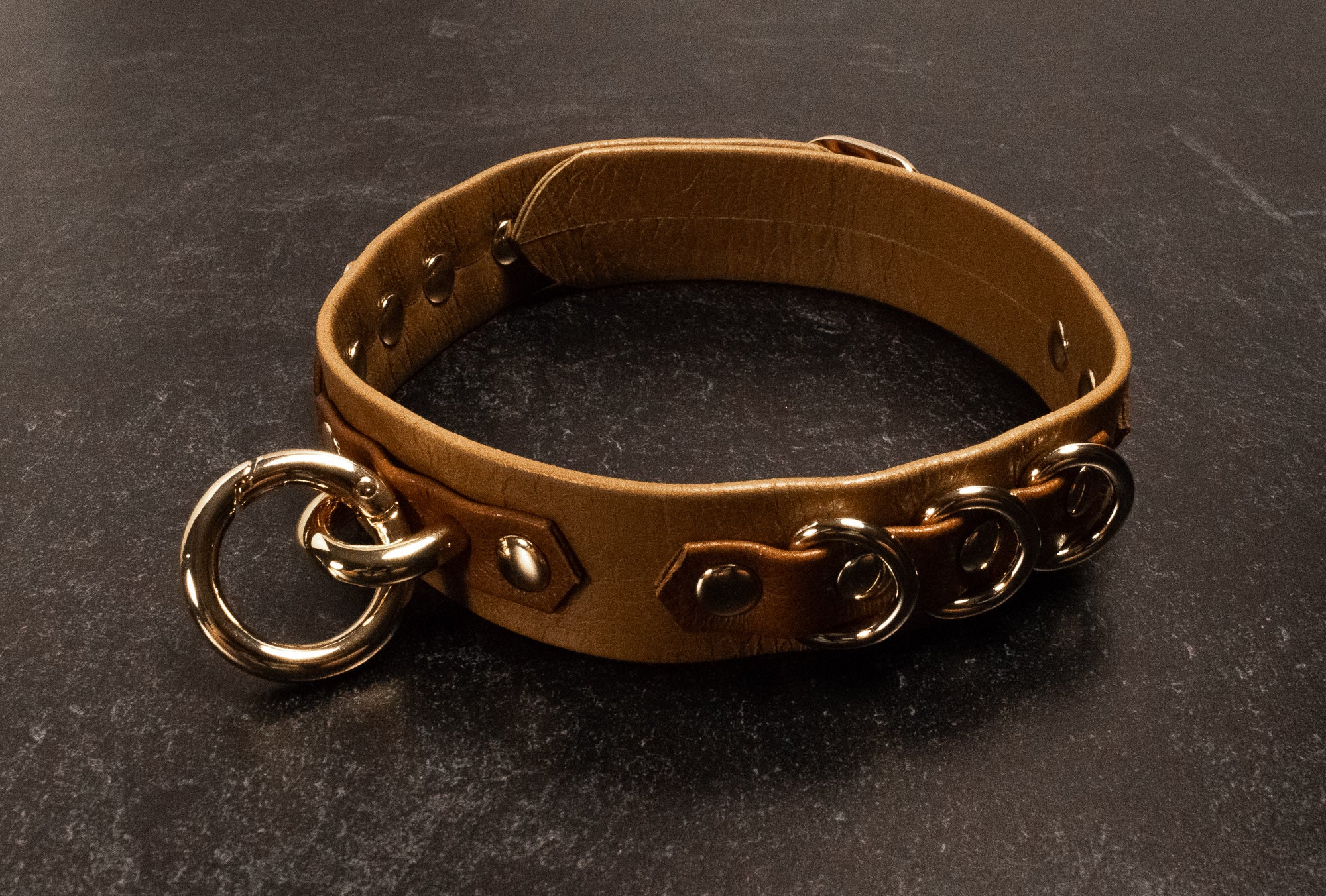 12" - 15" Sandswept Leather Collar _ LIMITED _