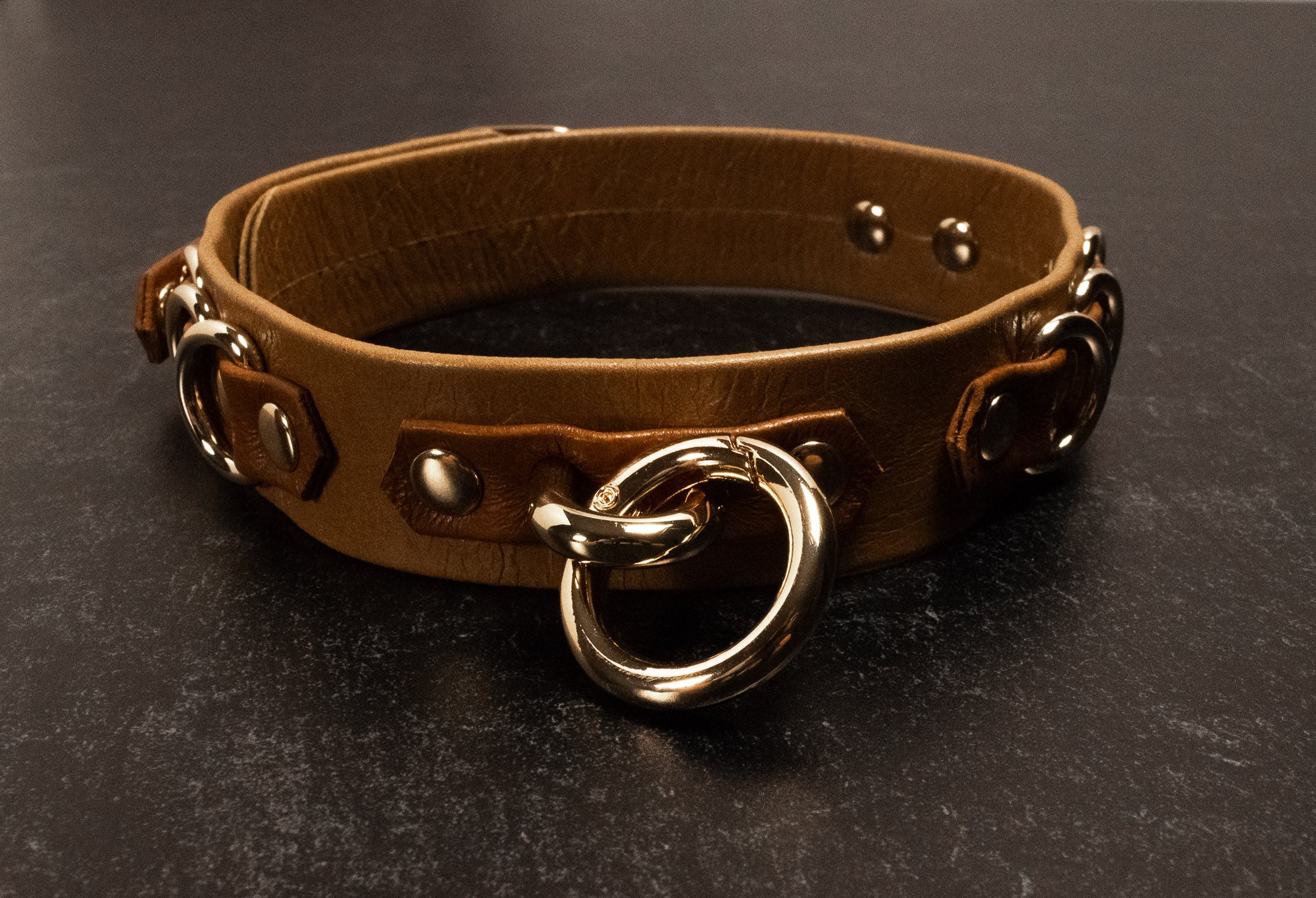 12" - 15" Sandswept Leather Collar _ LIMITED _