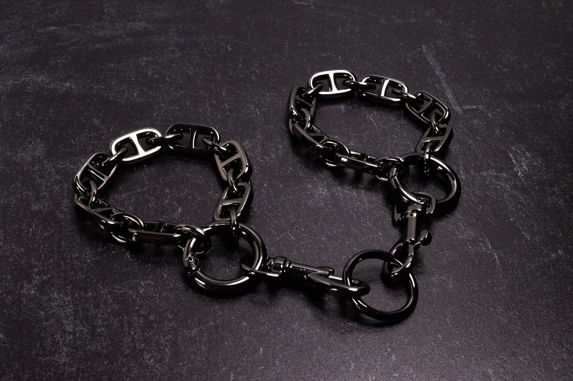 Chunky Chain Cuffs & Connector Set